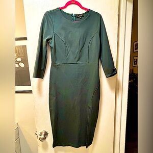 NWT Lulus Long Sleeve Midi Fitted Dress